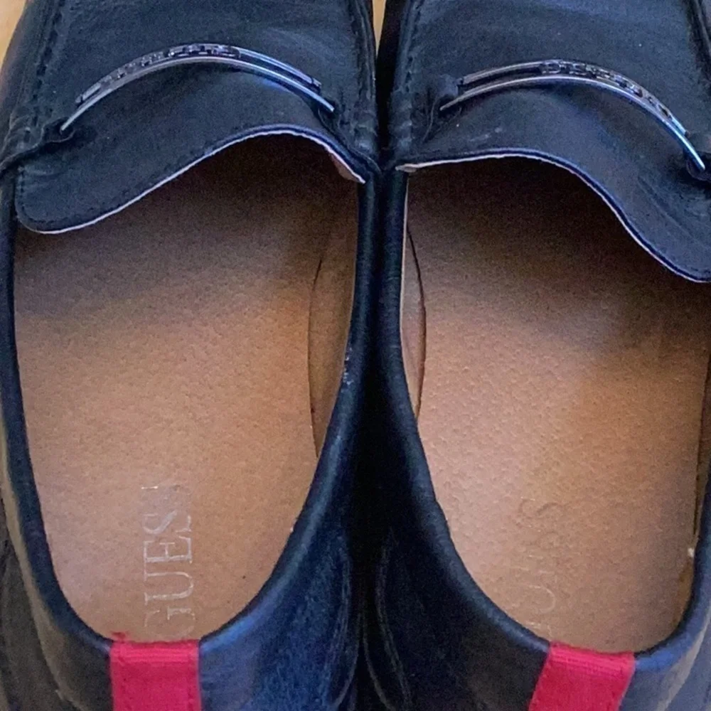 Guess Black slip on, loafers for men. Size 9.5